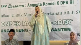 Keterangan foto : Anggota Komisi X DPR Fraksi Partai Golkar dari dapil Banten, Adde Rosi Khoerunnisa, Selasa (11/3/2026)