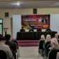 Keterangan foto : Puluhan aktivis PC Ikatan Mahasiswa Muhammadiyah (IMM) bersama aliansi Badan Eksekutif Mahasiswa (BEM) lintas kampus menggelar aksi solidaritas dan diskusi publik, Rabu (18/3/2026)