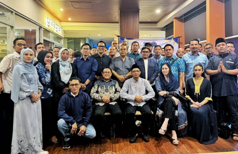 Ketua Umum BMI, H. Farkhan Evendi, M.AP didampingi Sekretaris Jenderal, Wawan Sugiyanto, SE., A.Md Kom, Bendahara Umum, Diah Kartika Purwandari dan Ketua Harian, Aditya Utama