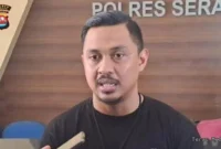 Keterangan foto : Kasat Reskrim Polres Serang Kabupaten AKP Andi Kurniady, Selasa (10/3/2026)