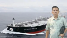 Keterangan foto : Sekjen Matahukum Mukhsin Nasir soroti Kapal Pertamina yang dinahkodai WNA, Selasa (21/4/2026)