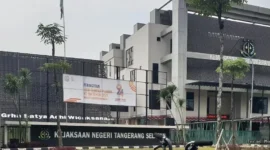 Keterangan foto : Kantor Kejaksaan Negeri Tangerang Kota Selatan, Selasa (21/4/2026)