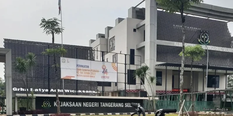 Keterangan foto : Kantor Kejaksaan Negeri Tangerang Kota Selatan, Selasa (21/4/2026)