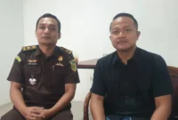 Keterangan foto : Kepala Seksi Tindak Pidana Khusus Kejaksaan Negeri Lebak, Agung Almaliki, didampingi Kepala Seksi Intelijen Yudhit Ksatria Rindyatmaja, Kamis (2/4/2/2026)