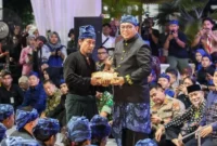 Keterangan foto : Warga Baduy temui Gubernur saat Seba, Minggu (26/4/2026)