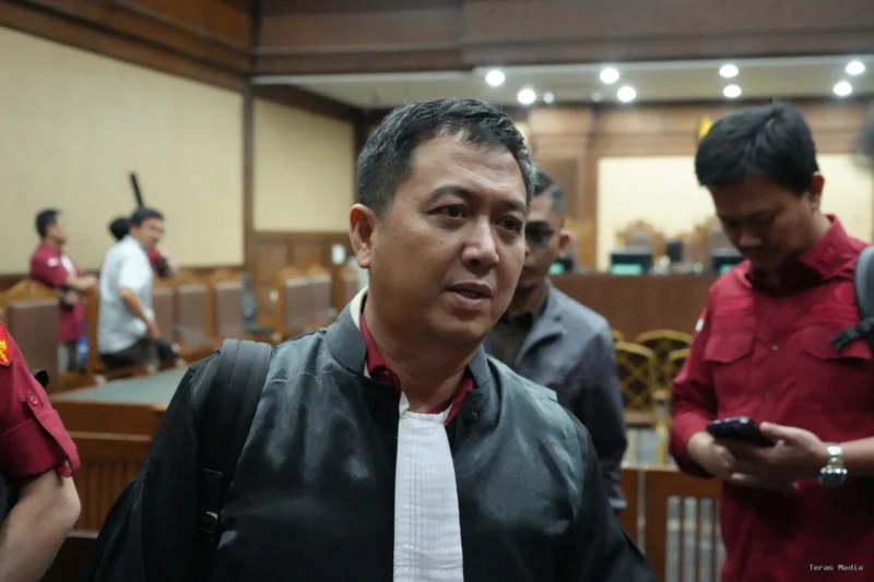 Keterangan foto : Proses persidangan dugaan korupsi pengadaan perangkat Chromebook untuk program digitalisasi pendidikan di lingkungan Kementerian Pendidikan, Kebudayaan, Riset, dan Teknologi yang sedianya digelar pada Rabu, 22 April 2026, di Pengadilan Tindak Pidana Korupsi Jakarta Pusat terpaksa ditunda.