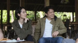 Keterangan foto : Pemeran Dilan 1997 Ariel NOAH dan Niken Anjani, Selasa (21/4/2026)