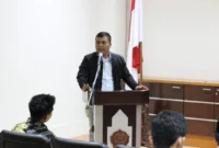 Keterangan foto : Ketua DPD Gerakan Mahasiswa dan Pelajar Kebangsaan (GMPK) DKI Jakarta, Asip Irama, Kamis (2/4/2026)