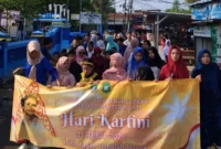 Keterangan poto ; Suasana kegiatan karnaval yang di selenggarakan oleh SKh Negeri 01 Lebak dalam rangka memperingati Hari Kartini Tahun 2026 (Doksus)