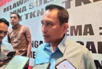 Keterangan foto : Ketua Umum All Cipayung Prabowo-Gibran David Pajung, Senin (6/4/2026)