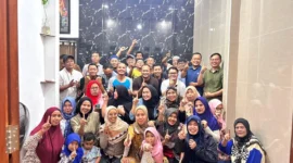 Warga RT. 006 RW. 11 Puri Artha Sentosa, Jl sentosa, gang sentosa 1 Waringin jaya kab bogor menggelar acara Halal Bihalal malam Minggu 05/04/2026 di kediamannya bapak Yadi mulyatno