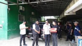 Keterangan foto : Tim Penyidik Bidang Tindak Pidana Khusus (Pidsus) resmi melakukan penyitaan sejumlah aset berat milik PT KMM, terkait penyidikan perkara dugaan tindak pidana korupsi kegiatan pendistribusian semen di wilayah Provinsi Sumatera Selatan periode tahun 2018 hingga 2022.