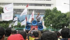 Keterangan foto : Gerakan Bersama Buruh/Pekerja BUMN, Kamis (30/4/2026)
