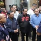 Keterangan foto : Ketua DPD Partai Demokrat Jawa Barat Anton Suratto saat menyambut Presiden ke 6 RI Susilo Bambang Yudhoyono, Kamis (30/4/2026)