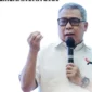 Keterangan foto : Mantan kader NasDem Ahmad Ali yang kini gabung dengan PSI, Senin (20/4/2026)