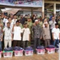 Keterangan foto : Kepala Staf Teritorial (Kaster) TNI melakukan kunjungan kerja dalam rangka syukuran pembukaan Karya Bakti Skala Besar (KBSB) serta meninjau langsung pelaksanaan TMMD, Minggu (5/4/2026)
