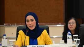 Keterangan foto : Wakil Ketua DPR RI Koordinator Bidang Ekonomi dan keuangan (Korekku), Sari Yuliati, Selasa (7/4/2026)