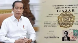 Keterangan foto : Jokowi dan Ijazah, Minggu (20/4/2026)