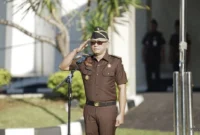 Keterangan foto : Asintel Kejati Banten Pradhana Probo Setyarjo yang saat ini mendapat promosi menjadi Kajari Kota Tangerang, Selasa (14/4/2026)