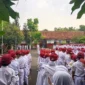 Keterangan poto : Suasana pelaksanaan upacara Hardiknas tahun 2026 di SDN 1 Rangkasbitung Barat pada 4/5/2026