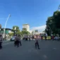 Aliansi Persatuan Rakyat Indonesia Anti Imperialis (PERISAI) menggelar aksi massa berantai di tiga lokasi strategis ibu kota, Kamis (21/5/2026)