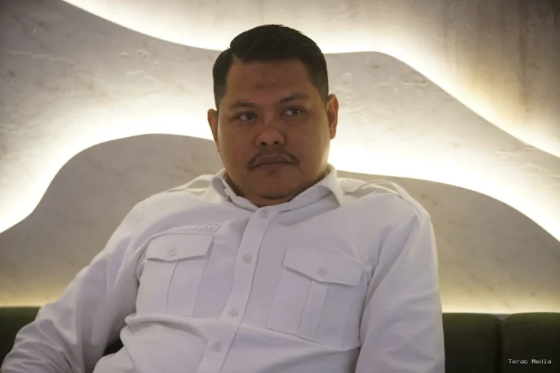 Keterangan foto :Ketua Umum Logis 08, Anshar Ilo, Minggu (17/5/2026)