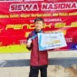 Keterangan poto : M Almer, peraih medali perunggu O2SN tingkat Kabupaten