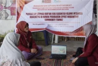 Utami Putri Nasution menegaskan pandangan baru mengenai makna literasi di wilayah Sei Mencirim.