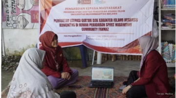Utami Putri Nasution menegaskan pandangan baru mengenai makna literasi di wilayah Sei Mencirim.