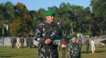 Upacara 17-an Kodim 0510/Trs, Kasad Ingatkan Bahaya Kemarau 2026