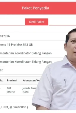Skandal iPhone Kemenko Pangan: Gaya Elit, Urus Minyak Goreng Sulit