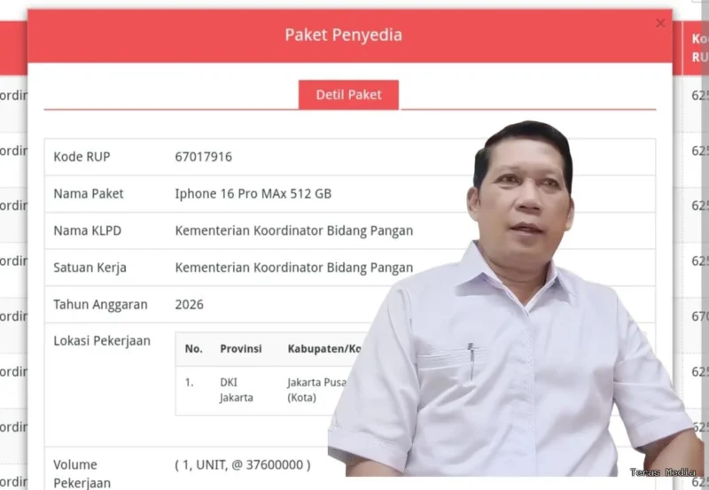 Keterangan foto : Sekjen Matahukum Mukhsin Nasir, Minggu (10/4/2026)