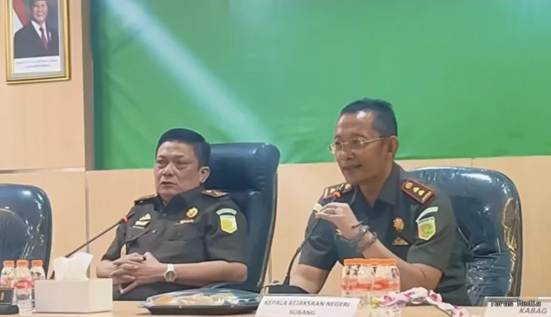 Kepala Kejaksaan Tinggi Jawa Barat, Dr. Sutikno melakukan kunjungan kerja resmi ke Kantor Kejaksaan Negeri Subang pada Rabu (14/5/2026)