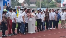 Keterangan poto : Gubernur Banten dan .Menteri Pendidikan didampingi Kadisdik beserta Fokopimda membuka Gebyar Lomba Talenta Siswa Tahun 2026