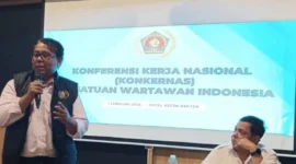 Keterangan foto : Wakil Ketua Bidang Hukum PWI Pusat yang juga Ketua Umum Forum Wartawan Kejaksaan (Forwaka) Agung Baren Antoni Siagian, Minggu (24/5/2026)