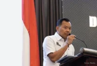 Keterangan foto : Direktur Pemantauan dan Pengawasan Wilayah I Badan Gizi Nasional (BGN), Harjito, Minggu (3/5/2026)
