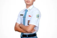 Keterangan poto : Chaysa Purnama Putra, salah satu siwa SMAN 1 Pangarangan yang wakili Provinsi Banten dalam seleksi Paskibra Nasional tahun 2026
