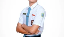 Keterangan poto : Chaysa Purnama Putra, salah satu siwa SMAN 1 Pangarangan yang wakili Provinsi Banten dalam seleksi Paskibra Nasional tahun 2026