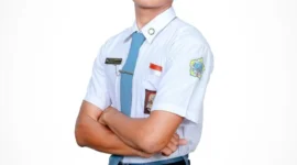Keterangan poto : Chaysa Purnama Putra, salah satu siwa SMAN 1 Pangarangan yang wakili Provinsi Banten dalam seleksi Paskibra Nasional tahun 2026