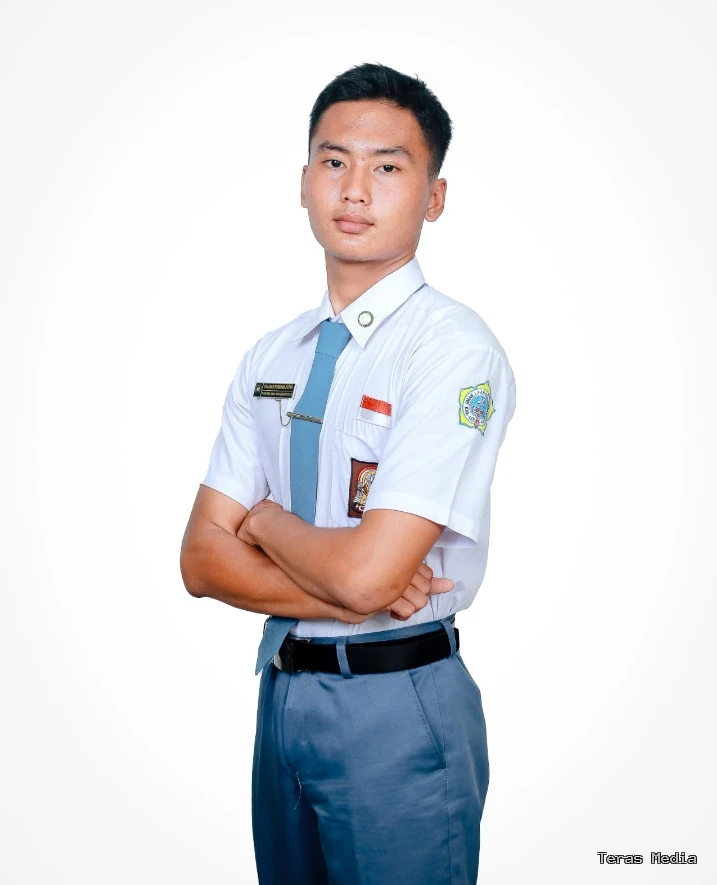 Keterangan poto : Chaysa Purnama Putra, salah satu siwa SMAN 1 Pangarangan yang wakili Provinsi Banten dalam seleksi Paskibra Nasional tahun 2026