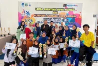 Keterangan poto : Peserta didik SKh Neger 01 Lebak berfoto bersama usai pengumumuman juara dalam lomba O2SN dan LKSN tahun 2026 (Doksus)