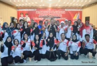 Keterangan poto : Bupati Lebak. Hasbi Asyidiki di dampingi Kepala Dinas Pendidikan, Dodi Irawan, beserta poto bersama seliruh jajaran saat usai membukan O2SN jenjang SD dan SMP tahun 2026 secara serentak