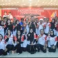 Keterangan poto : Bupati Lebak. Hasbi Asyidiki di dampingi Kepala Dinas Pendidikan, Dodi Irawan, beserta poto bersama seliruh jajaran saat usai membukan O2SN jenjang SD dan SMP tahun 2026 secara serentak