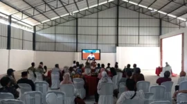 Keterangan foto : Semangat membangun kemandirian ekonomi dan ketahanan pangan dari tingkat desa terus digeber pemerintah melalui program strategis nasional Koperasi Desa/Kelurahan Merah Putih (KDKMP), Sabtu (17/5/2026)