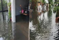 Warga Perumahan D’Amerta Residence di kawasan Ciganitri, Lengkong, Bojongsoang, Kabupaten Bandung, masih diliputi kecemasan akan banjir susulan setelah peristiwa luapan air sungai pada Senin (13/4/2026)