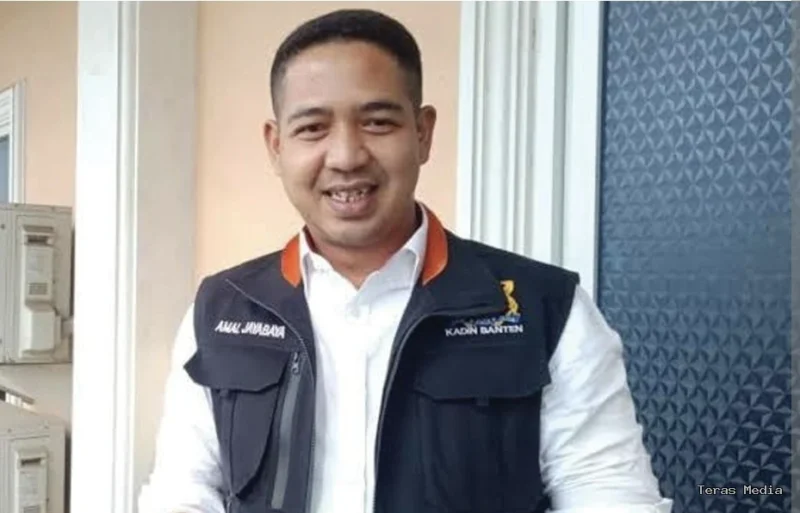Keterangan foto : Ketua Kamar Dagang dan Industri (Kadin) Provinsi Banten, M Azzari Jayabaya atau yang biasa disapa Amal, Kamis (14/5/2026)