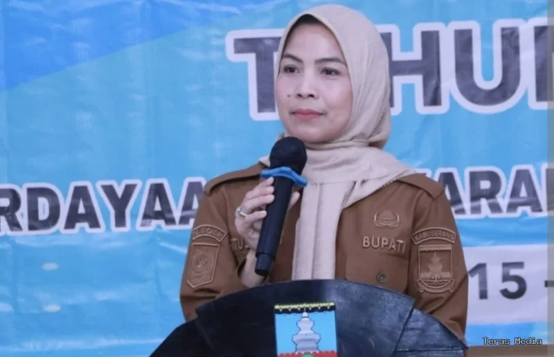 Keterangan foto : Bupati Kabupaten Serang Ratu Zakiyah, Sabtu (2/5/2026)