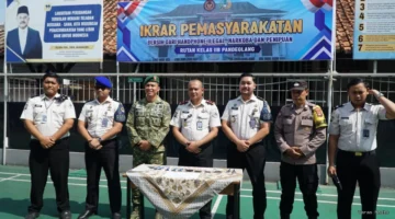 Perkuat Komitmen Berantas Narkoba dan HP Ilegal, Rutan Pandeglang Gelar Razia Gabungan dan Tes Urin