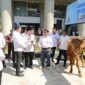 Jaksa Agung ST Burhanudin dalam kata sambutannya pada acara penyerahan 57 hewan kurban (Sapi) perayaan Idul Adha 1447 H kepada pegawai Kejaksaan, pegawai honorer dan Jurnalis yang tergabung dalam Forum Wartawan Kejaksaan Agung (Forwaka) di Kejagung, Jakarta Selatan, Selasa (26/5).