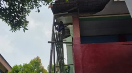 Keterangan poto : SDN 1 Rangkasbitung Barat, fokus berbenah sekolah dari perawatan pisik sampai KBM (Dosus)